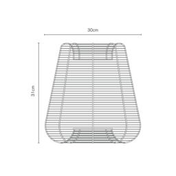 Inlight Flores Black Wire Tapered Lamp Shade (D)30Cm - thumbnail 8