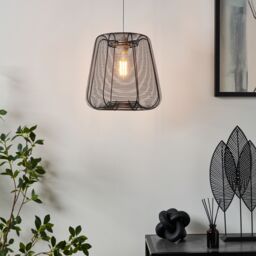 Inlight Flores Black Wire Tapered Lamp Shade (D)30Cm - thumbnail 6