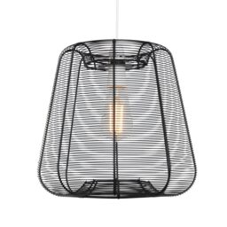Inlight Flores Black Wire Tapered Lamp Shade (D)30Cm - thumbnail 2