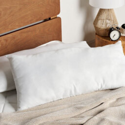 Wyld And Coco 2-Pack Low-Profile Bed Pillows 40 X 80 Cm White Microfibre Cover Polyester Fill - Soft Hypoallergenic - thumbnail 2