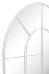 Mirroroutlet The Arcus White Framed Arched Window Garden Mirror 190Cm X 120Cm - thumbnail 4