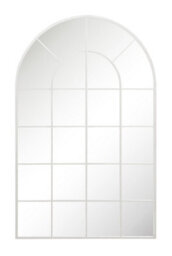 Mirroroutlet The Arcus White Framed Arched Window Garden Mirror 190Cm X 120Cm - thumbnail 2