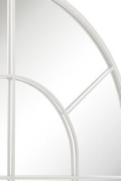 Mirroroutlet The Arcus White Framed Arched Window Garden Mirror 190Cm X 120Cm - thumbnail 5