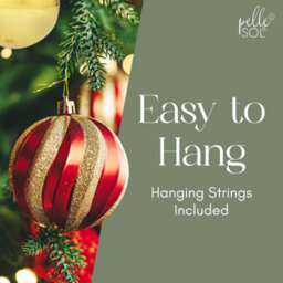 Pelle & Sol Christmas Bauble Set 30-Piece, Large 6 Cm Red-Gold Shatterproof Assorted Ornaments For Tree, Wreaths & Garlands - thumbnail 5