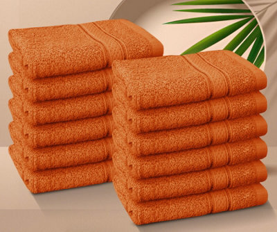 Casabella 12 Pack Face Cloth - 100% Cotton Face Towels Soft & Absorbent Super Quality Washcloths - image 1