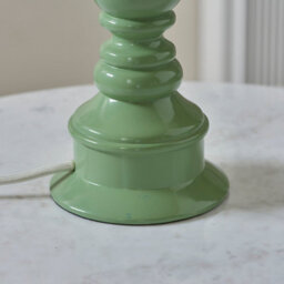 Loops Stylish Cotswold Green Table Lamp Base With Brass Holder For Elegant Interiors - thumbnail 6