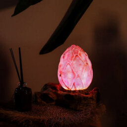 Purple Lotus Flower Driftglow Lamp Decorative Ambient Lighting - thumbnail 4