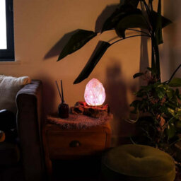 Purple Lotus Flower Driftglow Lamp Decorative Ambient Lighting - thumbnail 9