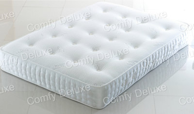 Comfy Deluxe Silk Pocket Sprung 1000 Pocket 3Ft Mattress - image 1