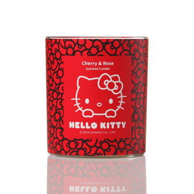 Hello Kitty Repeat Printed Candle With Cherry & Rose Scent - image 1