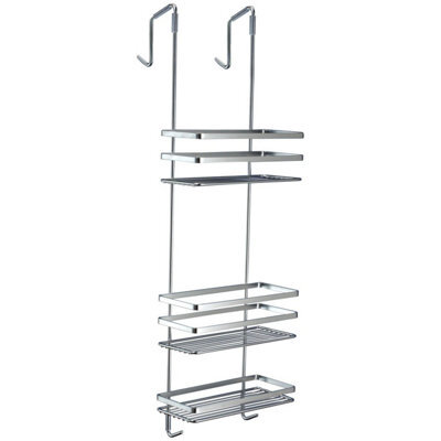 Euroshowers Stainless Steel Chrome Plated Over Door Shower Caddy - image 1