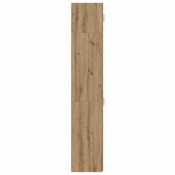 Berkfield Storage Cabinet Wall-Mounted Artisan Oak Engineered Wood - thumbnail 9