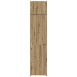 Berkfield Storage Cabinet Wall-Mounted Artisan Oak Engineered Wood - thumbnail 8