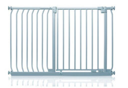 Safetots Elite Pressure Safety Gate, 125Cm - 134Cm, Matt Grey, Pressure Fit Stair Gate - thumbnail 1