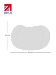 rucomfy Beanbags Rucomfy Indoor Or Outdoor Kids Water Resistant Platinum Small Classic Beanbag - thumbnail 3