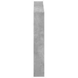 Berkfield Headboard Cabinet With Led Concrete Grey 120X17X102 Cm - thumbnail 7
