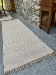 Second Nature Online Bekal Flat Weave Rug Striped Design Cotton And Jute 60 Cm X 90 Cm - thumbnail 9
