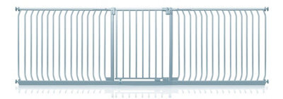 Safetots Elite Pressure Safety Gate, 271Cm - 280Cm, Matt Grey, Pressure Fit Stair Gate - image 1