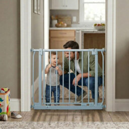 Safetots Elite Pressure Safety Gate, 271Cm - 280Cm, Matt Grey, Pressure Fit Stair Gate - thumbnail 6
