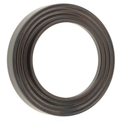 Loops Elegant Reeded Outer Roses For Doors In Dark Bronze Finish - Solid Brass Key Hole Cover - image 1