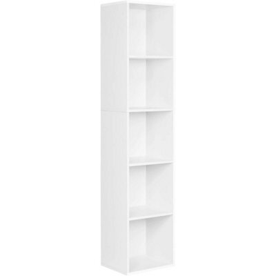 5-Cube Freestanding Bookcase - Waterproof Storage For Home And Office - image 1