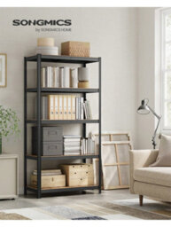 Songmics  Shelving Unit, 50 X 100 X 200 Cm, 875 Kg Load Capacity (175 Kg Per Shelf), Adjustable Storage Shelves, Garage - thumbnail 1