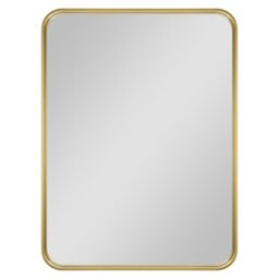 GoodHome Tisa Gold Effect Rectangular Wall-Mounted Bathroom Mirror (H)60Cm (W)80Cm - thumbnail 2