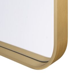 GoodHome Tisa Gold Effect Rectangular Wall-Mounted Bathroom Mirror (H)60Cm (W)80Cm - thumbnail 5