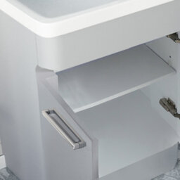 Nes Home Matte Grey 1100mm Freestanding Cabinet Ceramic Basin Wc Unit - thumbnail 3