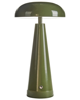 Wyld And Coco Wireless Touch-Dim Led Table Lamp Green Iron Modern Design, W15 X D15 X H28Cm - image 1