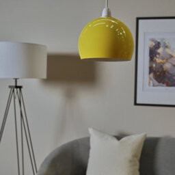 Valuelights Modern Gloss Yellow Arco Style Dome Ceiling Light Shade (D)20Cm - thumbnail 7
