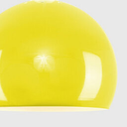 Valuelights Modern Gloss Yellow Arco Style Dome Ceiling Light Shade (D)20Cm - thumbnail 4