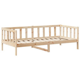 Berkfield Day Bed With Roof Without Mattress 80X200 Cm Solid Wood - thumbnail 6