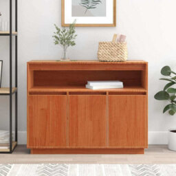 Berkfield Sideboard Brown 104.5 X 34 X 80 Cm - thumbnail 4