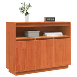 Berkfield Sideboard Brown 104.5 X 34 X 80 Cm - thumbnail 3