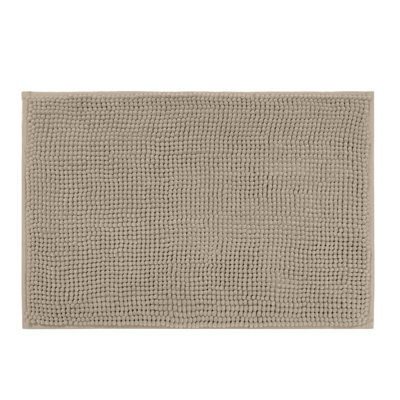 Aspire Homeware Quick Dry Chenille Bathmat Soft Water Absorbent Shower Mat Non-Slip Floor Mat, Khaki (L)80Cm X (W)50Cm - image 1
