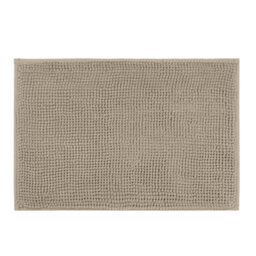 Aspire Homeware Quick Dry Chenille Bathmat Soft Water Absorbent Shower Mat Non-Slip Floor Mat, Khaki (L)80Cm X (W)50Cm - thumbnail 1
