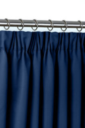 Emma Barclay Cali Blackout Thermal Pencil Pleat Door Curtain, Navy Blue - 46 X 84 Inch Single Panel - thumbnail 3