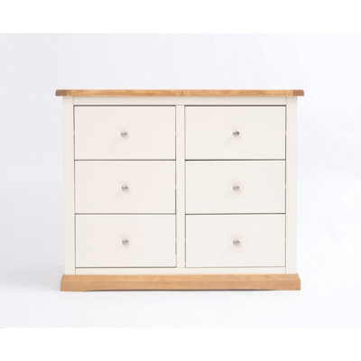 Cabinet Bits Trevi 6 Drawer Chest Of Drawers Chrome Knob - image 1