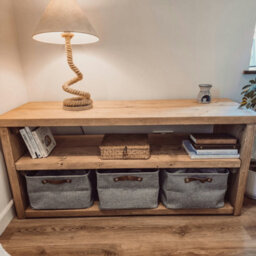 L110Xd44Xh60Cm 2-Tier Storage Unit / Bookshelf / Living Room Storage / Shoe Storage - thumbnail 5