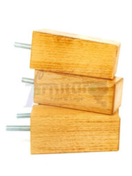 L&F 4X Replacement Furniture Legs Solid Wood 110mm High Sofas Chairs Settee Cabinets Legs M8 Tsp2055 - thumbnail 6