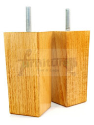 L&F 4X Replacement Furniture Legs Solid Wood 110mm High Sofas Chairs Settee Cabinets Legs M8 Tsp2055 - thumbnail 5