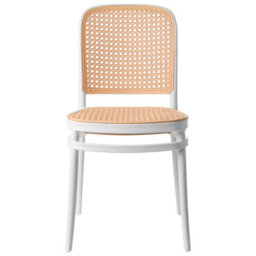 Beliani Set Of 4 Garden Chairs Plose White/ Beige - thumbnail 5