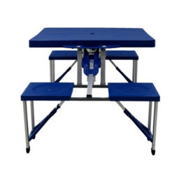 Oypla Portable Folding Outdoor Picnic Pit Table And Bench Set 4 Seats - thumbnail 9