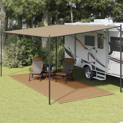 Walplus Oudoor Durable Tent Carpet 250X600 Cm Taupe - image 1