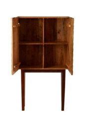 Orsina  Versatile Storage Cabinet, Sustainable Design Storage Cabinet, Eco Friendly Wooden Bedisde Cabinet - thumbnail 6