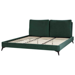 Beliani Bed Velvet Melle 180 X 200 Cm (Eu Super King) Emerald Green - thumbnail 6