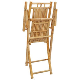 Folding Garden Chairs 4 Pcs 53X66X99 Cm Bamboo - thumbnail 8