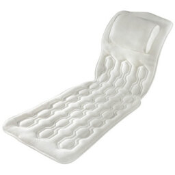 Full Length Body Bath Pillow - Extra-Long Supportive Bathtub Mat With Headrest & Anti-Slip Suction Cups - 118 X 43 X 3Cm - thumbnail 1