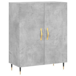 Berkfield Highboard Concrete Grey 69.5X34X180 Cm Engineered Wood - thumbnail 5
